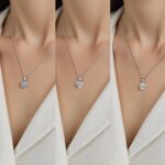 Kit até 3 colares ponto de luz em aço inox com zircônia: presente feminino delicado e durável. - Imagem 2