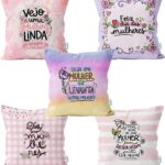 Kit com 10 Mini Almofadas para Cesta de Café da Manhã: charme e personalização para presentes e flores.