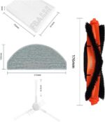 Kit de Peças de Reposição para Robô Aspirador Xiaomi E10 B112: melhore a limpeza e a sucção com acessórios essenciais para reposição. - Imagem 2