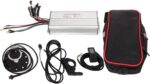 Kit de conversão de bicicleta elétrica 1000W com controlador 30A, LCD4 e acelerador de polegar para upgrade potente e fácil instalação