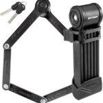 Kryptonite Keeper 585: cadeado dobrável leve e compacto, com alta segurança e 2 chaves para bike, scooter e e-bike.
