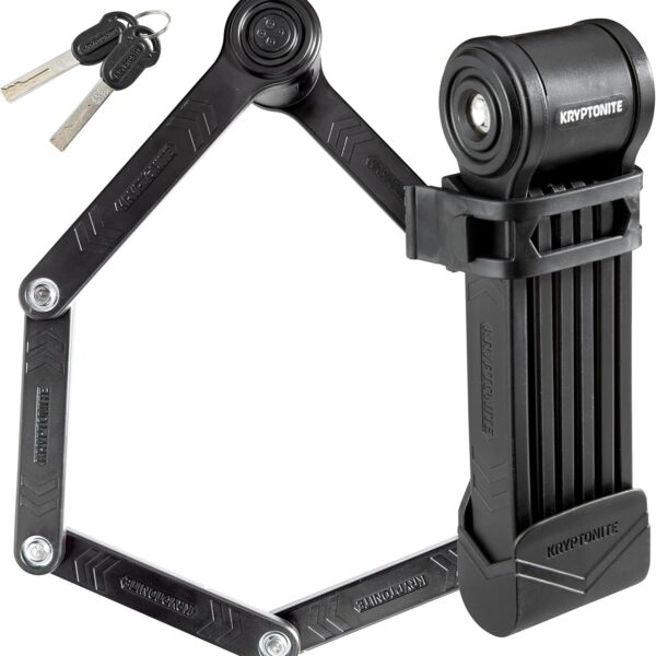 Kryptonite Keeper 585: cadeado dobrável leve e compacto, com alta segurança e 2 chaves para bike, scooter e e-bike.