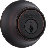 Kwikset Fechadura 660 em bronze veneziano: segurança SmartKey e instalação fácil para portas externas.