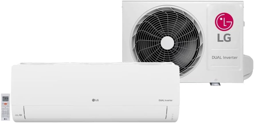 LG Ar Condicionado Split LG AI Dual Inverter Compact 9000 LG Ar Condicionado Split LG AI Dual Inverter Compact 9000 BTU/h Frio S3-Q09AAQAK - 220 Volts