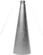 LYOR - Ventilador Repelente de Mesa de Plástico Prateado 9cm x 9cm x 26cm