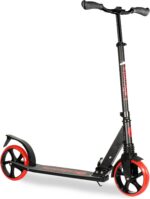 LaScoota Patinete ajustável, leve e dobrável com rodas grandes de 20 cm e capacidade de até 99,8 kg para crianças, adolescentes e adultos.