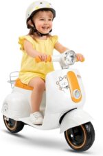 Lambreta Avespa Infantil Elétrica 6V com som: diversão, segurança e desenvolvimento para crianças a partir de 2 anos.
