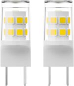 Lâmpada LED G8 para Micro-ondas 20W, substitui WB25X10019, 6000K, 2 pacotes, fácil instalação e economia de energia