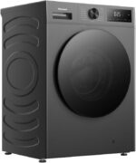 Lava e Seca Hisense 1i 11/7 kg Inverter Compacta Fit iBubble Função Steam Titanium 220V - WD1i1141BT2 - Imagem 2