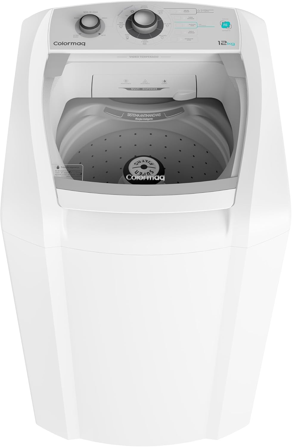 Lavadora Automática COLORMAQ 12Kg Branca 127V Lavadora Automática COLORMAQ 12Kg Branca 127V