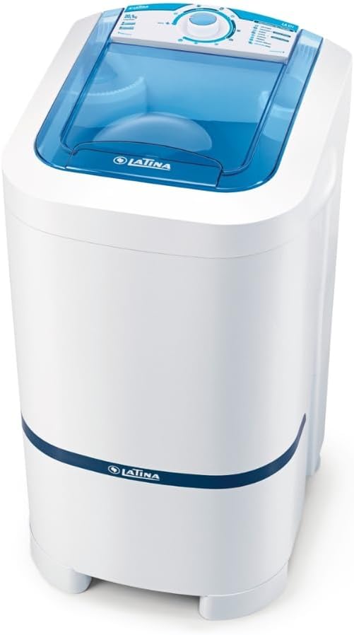 Lavadora Semiautomática Latina LA575 20,1kg Com Entrada e Saída de Lavadora Semiautomática Latina LA575 20,1kg Com Entrada e Saída de Água Automáticas, 15 Programas, Motor WEG, Timer e Maxifiltro (110, Volts)