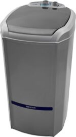 Lavadora Suggar Lavamax Eco 20kg 110V Prata: alta capacidade para lavar mais roupas com eficiência e praticidade.
