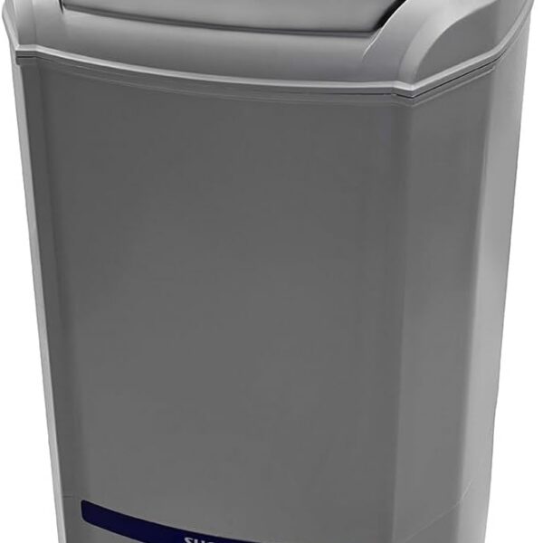 Lavadora Suggar Lavamax Eco 20kg 110V Prata: alta capacidade para lavar mais roupas com eficiência e praticidade.