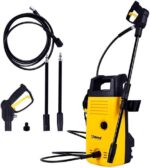 Lavadora de Alta Pressão 1400w Tekna: 1563 PSI e vazão de 5 L/min para limpeza eficiente e rápida.