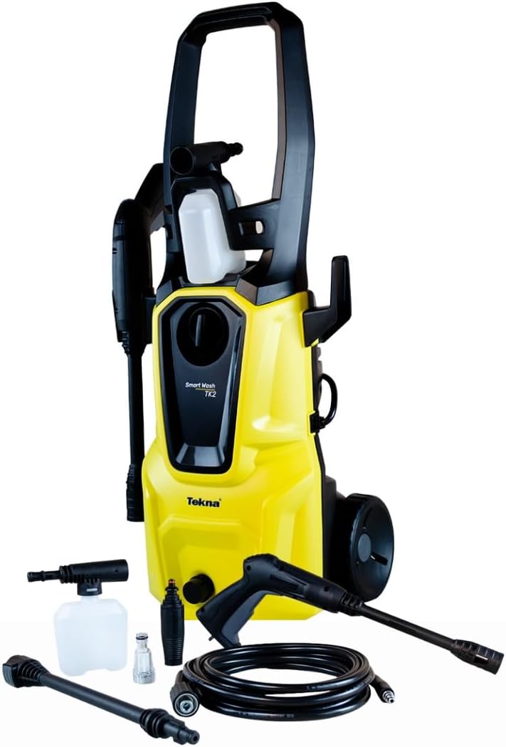 Lavadora de Alta Pressão Tekna Smart Wash TK2 1885 PSI Lavadora de Alta Pressão Tekna Smart Wash TK2 1885 PSI | 127V | 1600W | Vazão 4,7 L/min | Sucção de Água | Compacta e Portátil | 5210103
