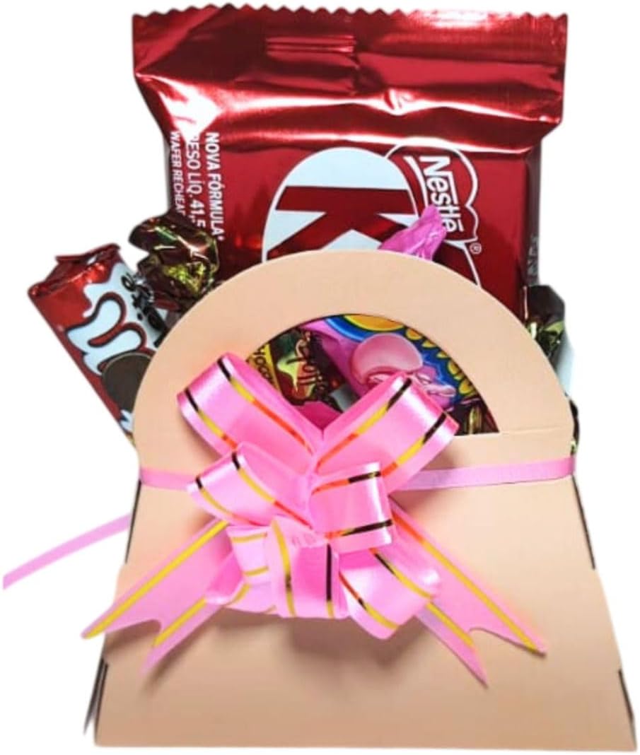 Lembrancinha Presente Dia da Mulher e Aniversário com chocolate em Lembrancinha Presente Dia da Mulher e Aniversário com chocolate em bolsinha pronta para presentear e encantar.
