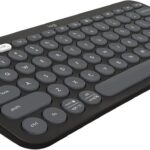 Logitech Pebble Keys 2 K380s: teclado Bluetooth sem fio portátil com teclas programáveis para múltiplos dispositivos.