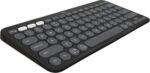 Logitech Pebble Keys 2 K380s: teclado Bluetooth sem fio portátil com teclas programáveis para múltiplos dispositivos.