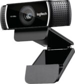 Logitech Webcam HD C922 Pro Streaming, webcam de transmissão de câmera 1080p, grava suas sessões de jogos em transmissão HD rica, tripé de substituição de fundo incluído - Imagem 2