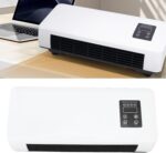 Luocute Aquecedor de Parede 1500W: aquece rápido, economiza espaço, possui controle remoto e toalheiro para banheiro e quarto. - Imagem 2