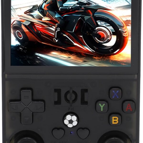 Luqeeg R36PRO: console portátil retrô com tela IPS 3,5, chip RK3326 e bateria 4000mAh para jogar por horas.