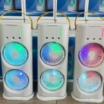 MINI Refrigerador De Ar Ventilador Umidificador Dupla Camada Ventilador Climatizador Ar C/Reservatório