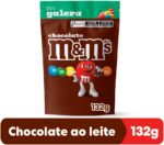 M&M'S Ao Leite 132g: chocolate ao leite crocante e colorido, ideal para compartilhar e saborear em qualquer momento. - Imagem 2