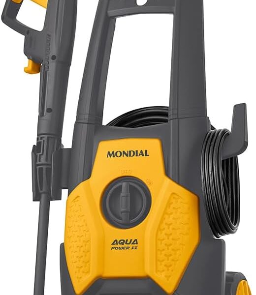MONDIAL Aqua Power II 1500W: lavadora de alta pressão potente para limpar sujeiras difíceis com praticidade e eficiência.