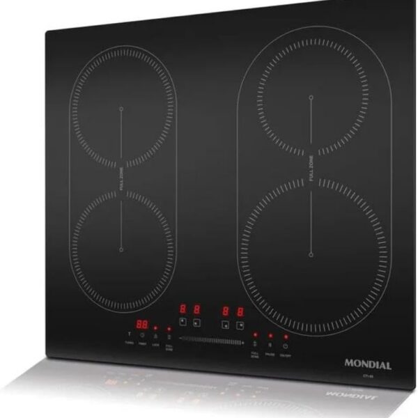 MONDIAL Cooktop por Indução 4 bocas, Preto, 7000W, 220V - CTI-03