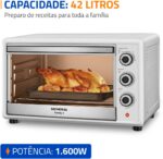MONDIAL Forno Elétrico 42L Family II, Branco/Inox, 1600W, 220V - FRN-42-W - Imagem 2