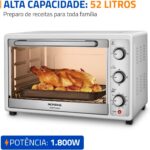 MONDIAL Forno Elétrico 52L Grand Family II: 1800W e 52L para assar, tostar e gratinar com praticidade. - Imagem 2