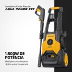 MONDIAL Lavadora de Alta Pressão Aqua Power III, Cinza/Amarelo, 1800W, 220V - LAP-03-GY - Imagem 2