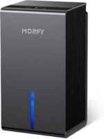 MORFY Desumidificador, pequeno desumidificador para quarto, banheiro, trailer com desligamento automático, desumidificadores compactos silenciosos para quarto, armário de casa, lavanderia
