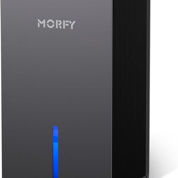MORFY Desumidificador, pequeno desumidificador para quarto, banheiro, trailer com desligamento automático, desumidificadores compactos silenciosos para quarto, armário de casa, lavanderia