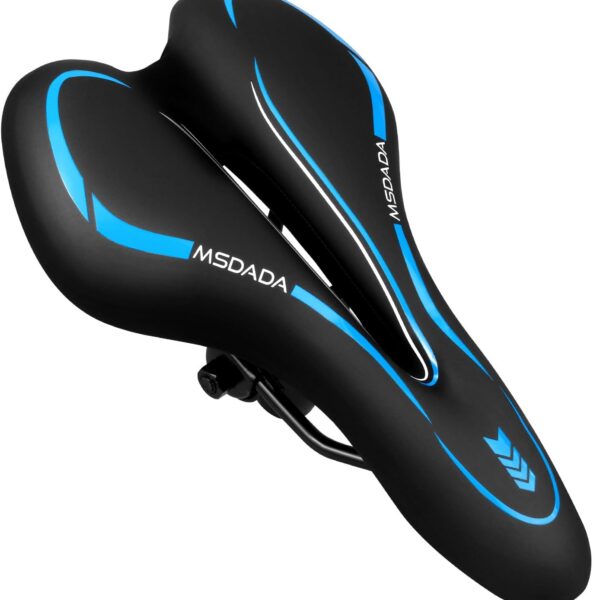 MSDADA Selim de gel para bike: conforto extra macio, impermeável e ergonômico para MTB, homens e mulheres