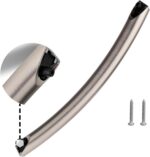Maçaneta DE94-04313F para micro-ondas Samsung ME16A4021AS e ME17R7011ES, resistente e com 2 parafusos para reposição fácil.