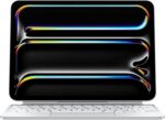 Magic Keyboard para iPad Pro 11" M4 Branco: trackpad integrado e teclas retroiluminadas para produtividade premium.