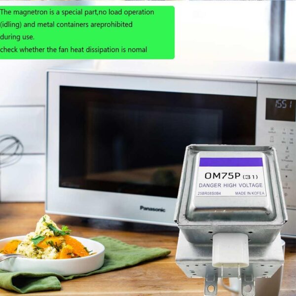 Magnetron OM75P-31 ESGN para micro-ondas: reposição durável e eficiente para restaurar o aquecimento com custo-benefício e fácil instalação
