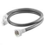 Mangueira de entrada 5m com filtro, reforçada e universal 3/8” para lavadora Brastemp, Electrolux e Consul.