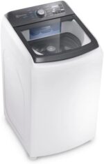 Máquina de Lavar Electrolux 14,5kg Branca Efficient Cesto Inox Jet&Clean 220v LEE15
