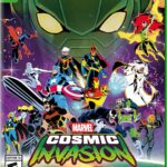 Marvel Cosmic Invasion Xbox Series X: ação cooperativa épica com 16 heróis jogáveis e combate intergaláctico intenso.