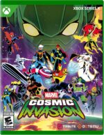 Marvel Cosmic Invasion Xbox Series X: ação cooperativa épica com 16 heróis jogáveis e combate intergaláctico intenso.