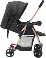 Maxi Baby YouTurn: carrinho com alça reversível, capota extralonga e segurança para passeios confortáveis. - Imagem 2