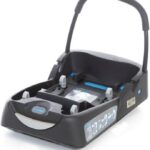 Maxi-Cosi Base para Bebê Conforto Citi Black: fixação segura e prática com encaixe click&go e barra estabilizadora.