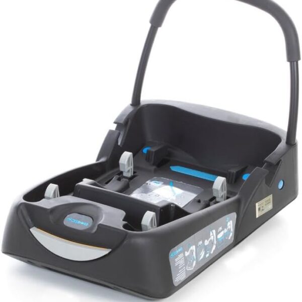 Maxi-Cosi Base para Bebê Conforto Citi Black: fixação segura e prática com encaixe click&go e barra estabilizadora.
