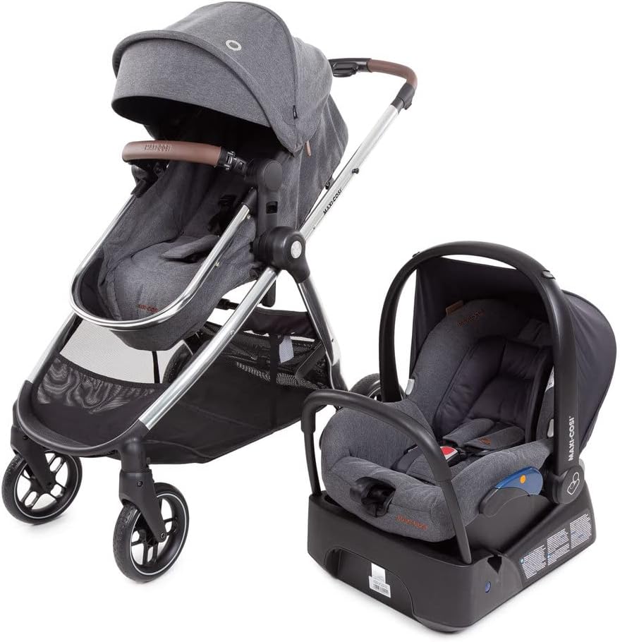 Maxi-Cosi Travel System Anna Luxe Trio Twillic Grey: luxo, conforto Maxi-Cosi Travel System Anna Luxe Trio Twillic Grey: luxo, conforto e uso do nascimento aos 4 anos.