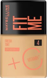 Maybelline NY Fit Me Fresh Tint: glow natural, controle da oleosidade e FPS 50 para uma pele uniforme.