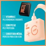 Maybelline NY Fit Me Fresh Tint: glow natural, controle da oleosidade e FPS 50 para uma pele uniforme. - Imagem 2