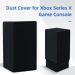 Mcbazel Capa Protetora Contra Poeira para Console Xbox Series X, Porta de Cabo de Fácil Acesso, Capa Protetora À Prova D'Água e Antirriscos para Console Xbox Series X - Preta - Imagem 2