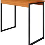 Mesa Escrivaninha Computador Notebook Home Office 90cm Nature/Preto: compacta, funcional e ideal para seu home office.